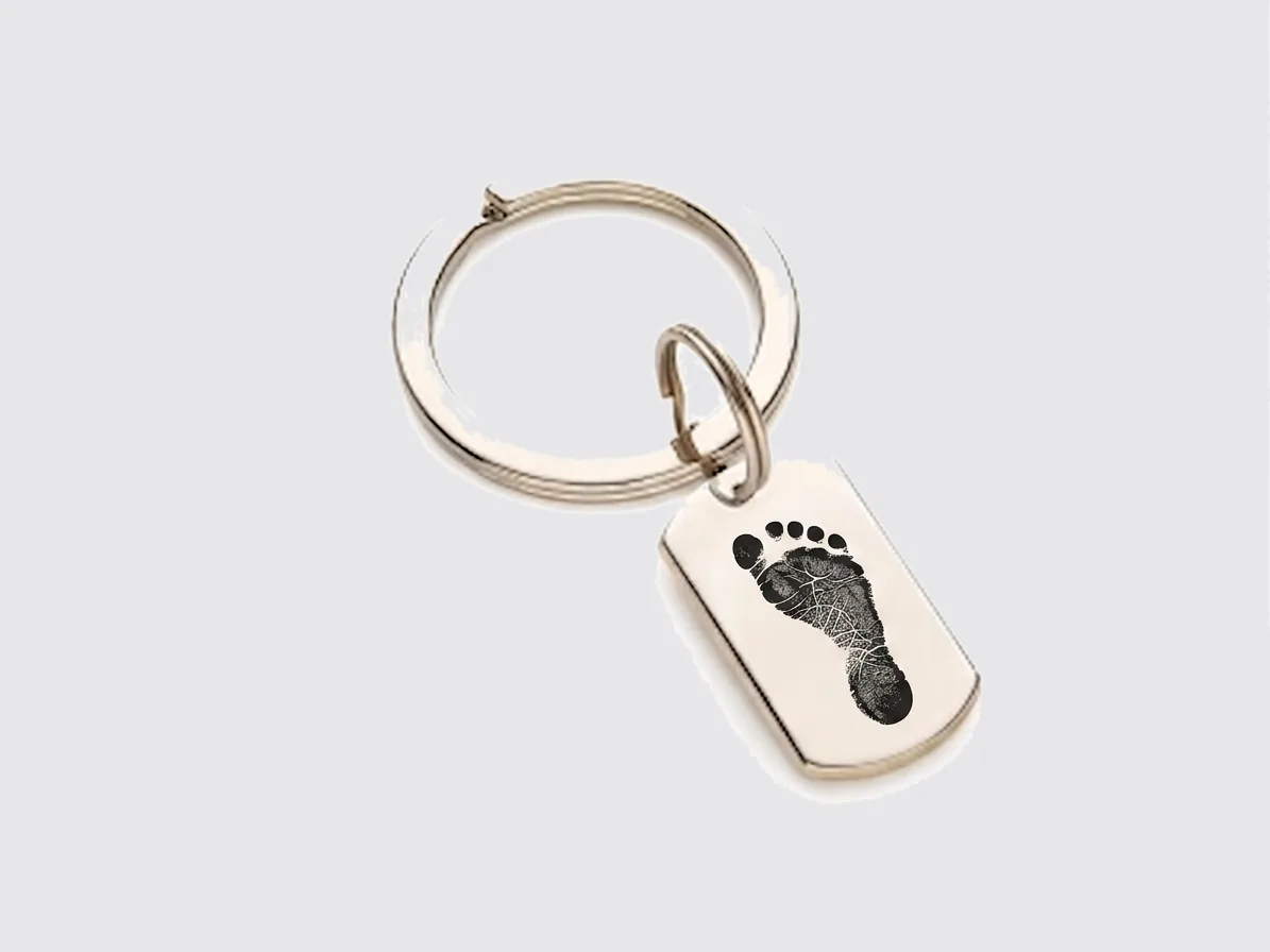 Footprint Keyring