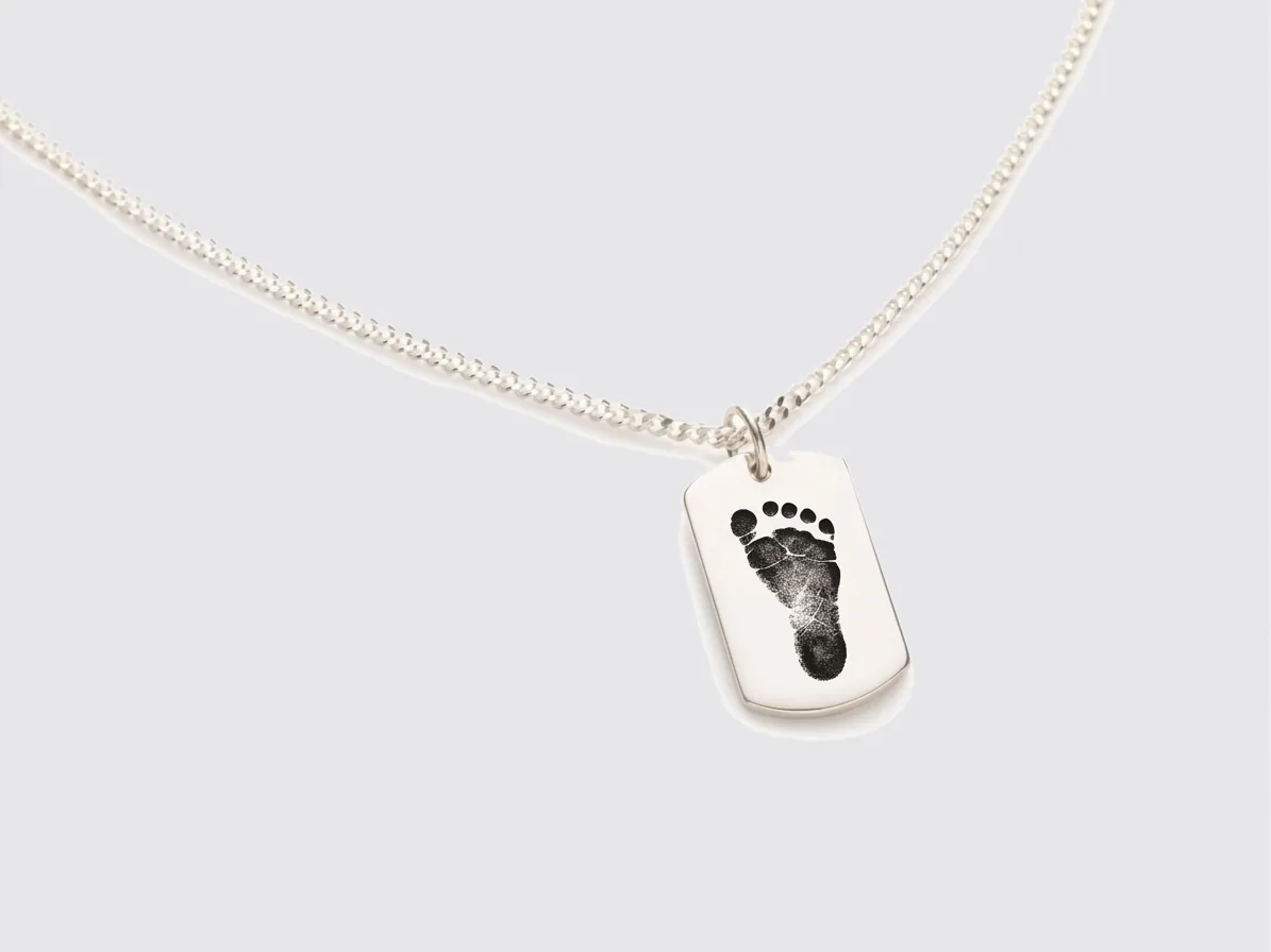 Footprint Necklace
