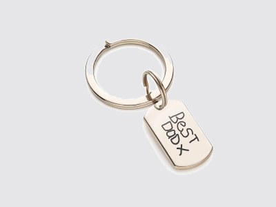 Handwriting Keyring