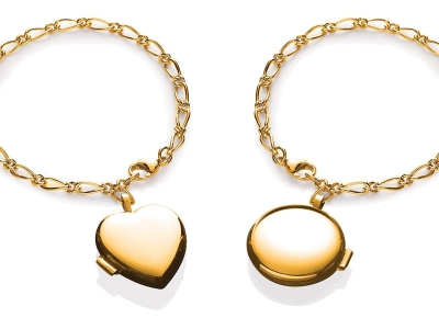 Yellow Locket Bracelet