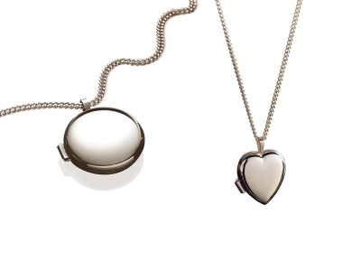 Silver Locket Necklace