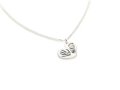 Necklace Heart Hand Foot Silver