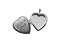 Silver Locket Open With Cap On