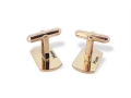 Gold Cufflinks Back