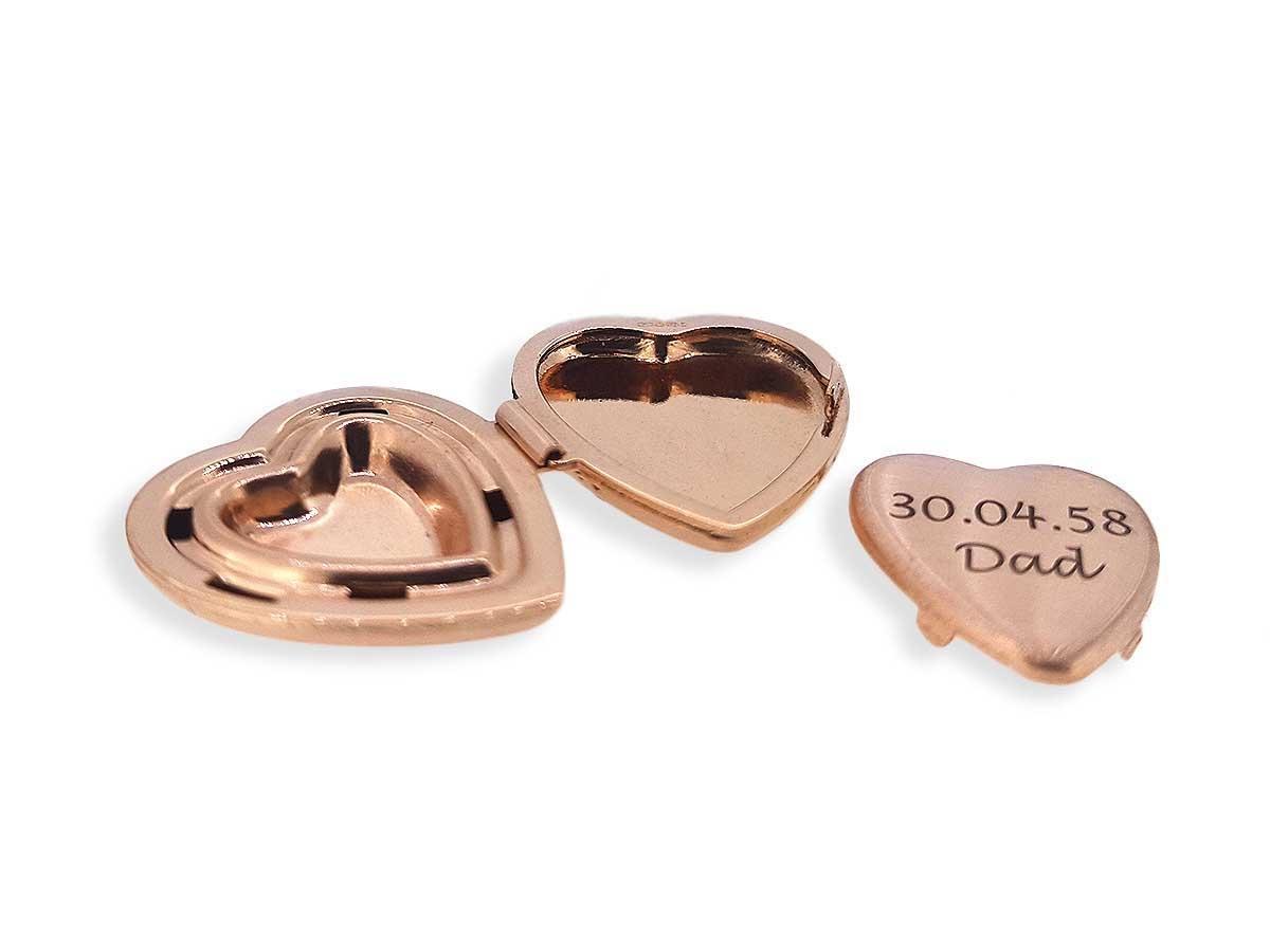 Rose Locket No Bale Open Cap Off