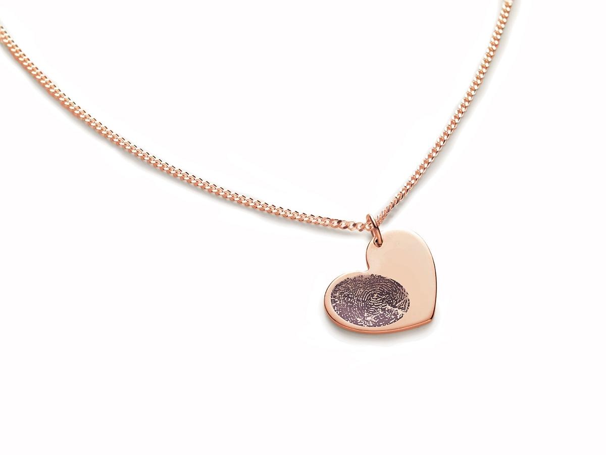 Mismatched Heart Lariat Necklace in Rose Gold | Lisa Angel