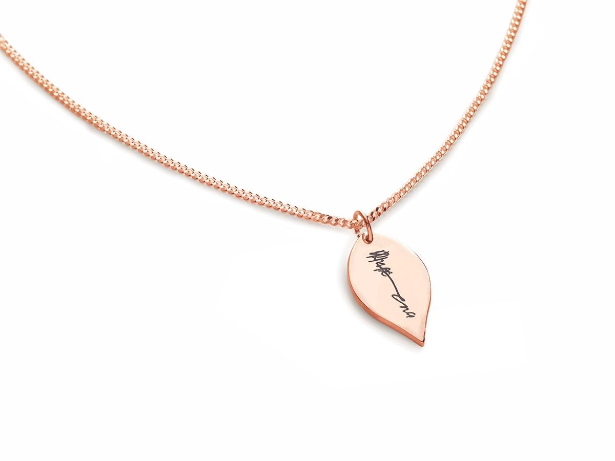 Anavia Custom Signature Necklace, 925 Sterling Silver Shape Cutting Ne –  Anavia Jewelry & Gift